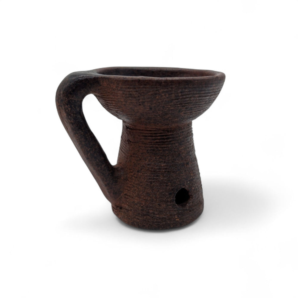 Räucherbrenner/Gefäß Terracotta rot (für Kohle)