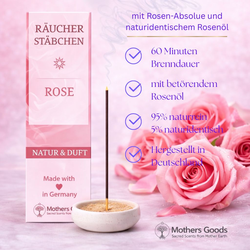 Vorstellung Räucherstäbchen Rose