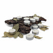 10 Teelichter aus nachhaltiger Biomasse