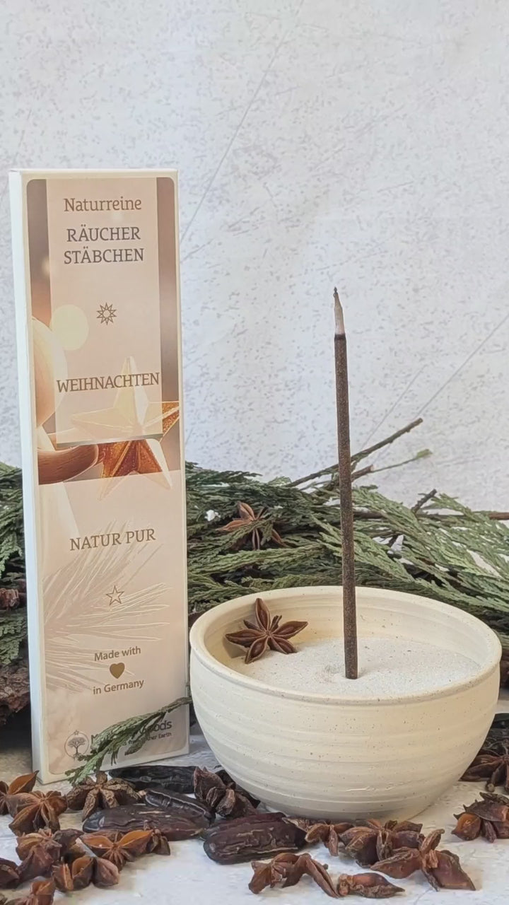 Naturreine Räucherstäbchen "Weihnachten" - hergestellt in Deutschland
