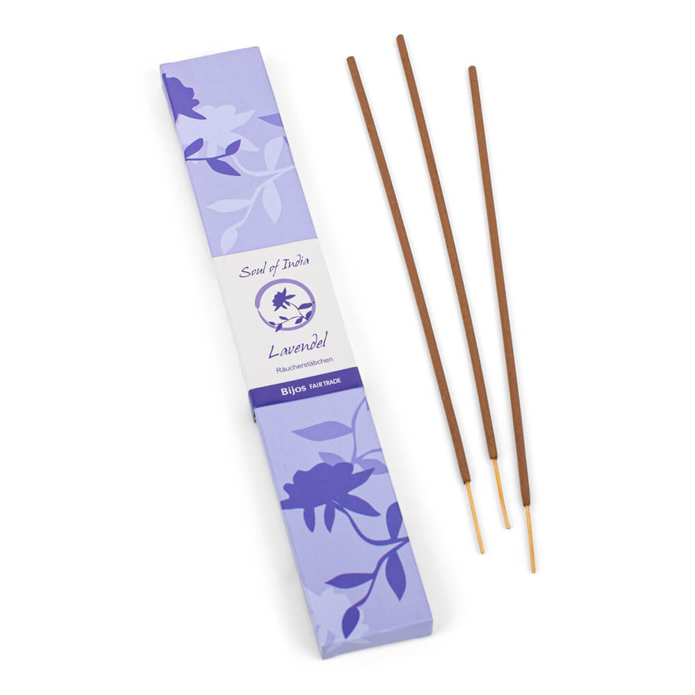 Lavendel Räucherstäbchen - Soul of India
